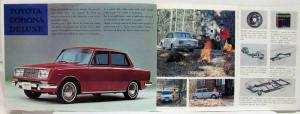 1966 Toyota Corona Deluxe Sales Brochure