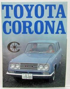 1966 Toyota Corona Right-Hand Drive Sales Folder