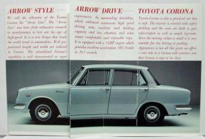 1966 Toyota Corona Right-Hand Drive Sales Folder