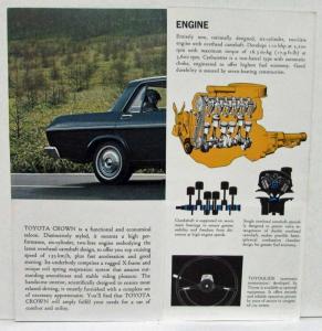 1962-1967 Toyota Crown Special Sales Folder