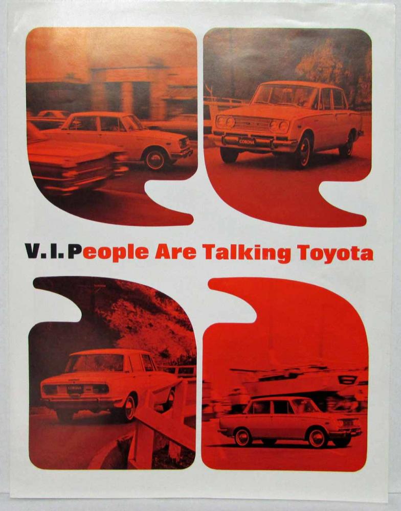 1966-1967 Toyota VIP People are Talking About Toyota Sales Folder