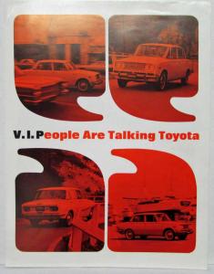 1966-1967 Toyota VIP People are Talking About Toyota Sales Folder