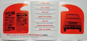 1966-1967 Toyota VIP People are Talking About Toyota Sales Folder