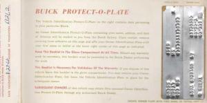 1967 Buick Owners Protection Plan Gran Sport Riviera Special Skylark