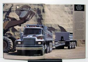 1997 Mack Truck RD Series Sales Brochure