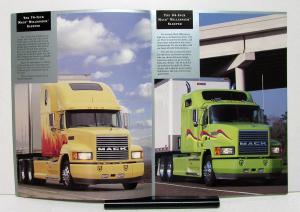 1997 Mack Truck CH Sleeper Series Sales Brochure