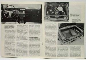 1968 Toyota Crown Deluxe Road Test Magazine Article Reprint Vol 4 No 7