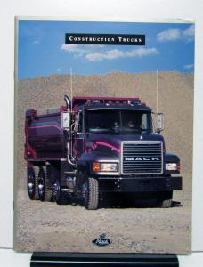 1999 Mack Truck Series RD CL DM DMM DMMEX Conquest Victor Mid Liner RB Brochure