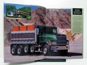 1999 Mack Truck Series RD CL DM DMM DMMEX Conquest Victor Mid Liner RB Brochure