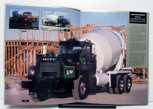 1999 Mack Truck Series RD CL DM DMM DMMEX Conquest Victor Mid Liner RB Brochure