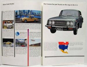 1968 Toyota Full Line Sales Folder 2000GT Corolla Corona Crown Land Cruiser