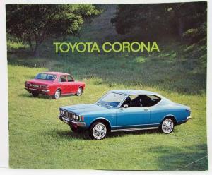 1969 Toyota Corona Sales Brochure