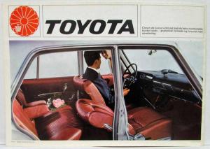1968 1969 1970 Toyota Full Line Sales Brochure - Norwegian Text