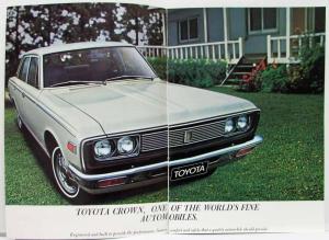 1970 Toyota Crown Sales Brochure