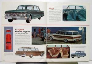 1963 Mercury Comet Meteor Monterey Canadian Sales Brochure Specs Oversized Orig