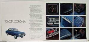 1970 Accessories by Toyota Sales Brochure