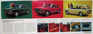 1970 Toyota Corrola  2-Door Sedan Coupe and Wagon Sales Brochure