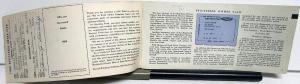 1965 Ford Car And Station Wagon Registered Owners Manual Original