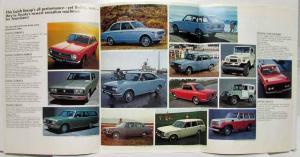 1970 Toyota Lavish Yet Thrifty Full Line Sales Folder