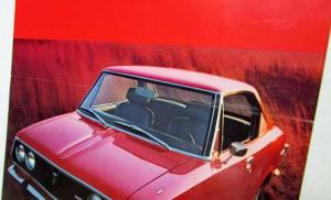 1970 Toyota Red Car on Red Cover Full Line Sales Folder