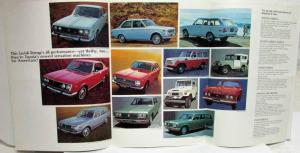 1970 Toyota Red Car on Red Cover Full Line Sales Folder