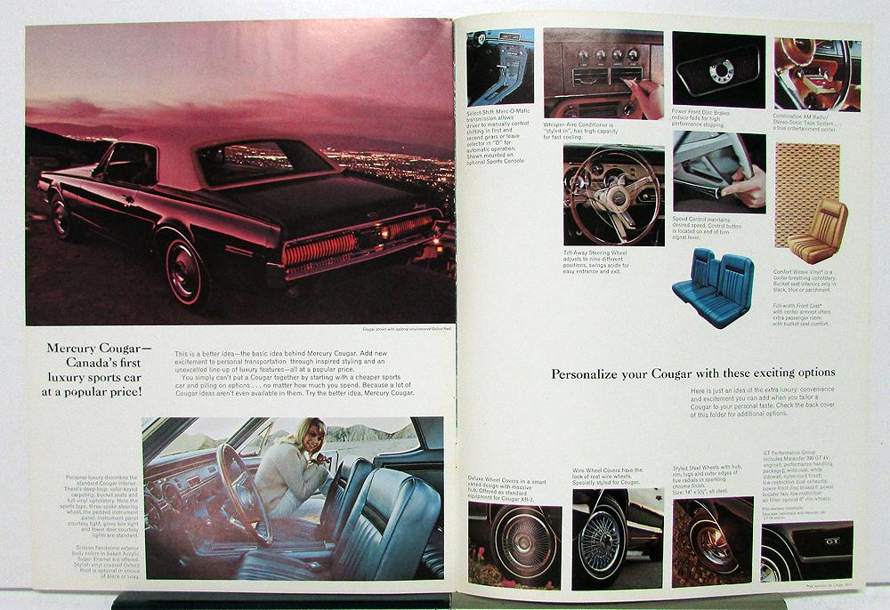 1995 Mercury Cougar XR7 XR-7 Deluxe Sales Brochure