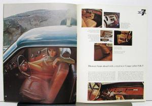 1967 Mercury Cougar XR7 Canadian Brochure & Specifications