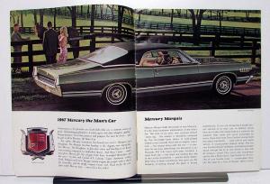 1967 Mercury Marquis Montclair Caliente Villager Voyager Canadian Sales Brochure