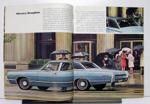 1967 Mercury Marquis Montclair Caliente Villager Voyager Canadian Sales Brochure