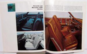 1970 Mercury Marquis Marauder Canadian Brochure & Specifications