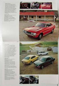 1972 Toyota The Complete Works Red Celica ST on Cover Full Line Sales Folder