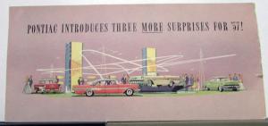 1957 Pontiac Bonneville Safari Wagon La Parisienne Sales Folder