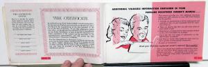 1962 Ford Fairlane & Fairlane 500 Registered Owners Manual Original