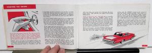 1962 Ford Fairlane & Fairlane 500 Registered Owners Manual Original