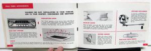 1962 Ford Fairlane & Fairlane 500 Registered Owners Manual Original