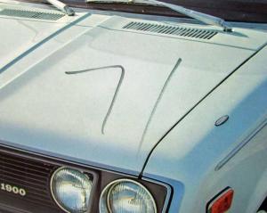 1969 1970 1971 1972 Toyota Corona Mark II 4-Door Sedan Spec Sheet