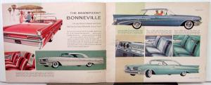1959 Pontiac Catalina Star Chief Bonneville Safari Sales Brochure Original