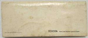 1972 Toyota Dealer List with Models Specs and Accessories - Summer