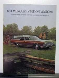 1973 Mercury Station Wagons & Meteor Montcalm Rideau 500 Canadian Sales Brochure