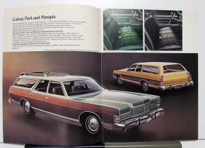 1973 Mercury Station Wagons & Meteor Montcalm Rideau 500 Canadian Sales Brochure