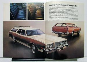 1973 Mercury Station Wagons & Meteor Montcalm Rideau 500 Canadian Sales Brochure