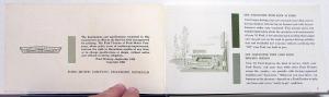 1961 Ford Car Fairlane Galaxie Starliner Sunliner Wagon Owners Manual Original