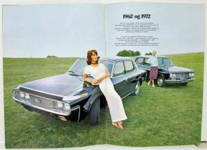 1972 Toyota Erla Auto Importer Sales Brochure inc Concept Car Images-Danish Text