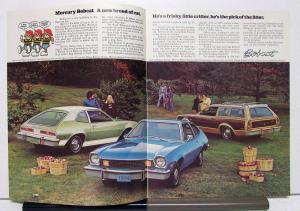1974 Mercury Bobcat Canadian Sales Brochure & Specifications