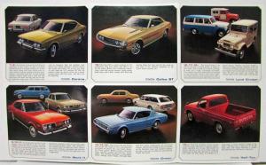 1972 Toyota Knows 18 Others Just as Good Full Sales Folder Mailer Small Version