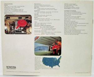 1973 Toyota Corona Sales Brochure
