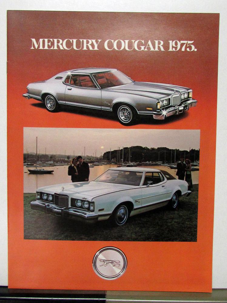 1975 Mercury Cougar Canadian Sales Brochure & Specifications In French Text