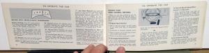 1969 Ford Thunderbird Owners Manual Original