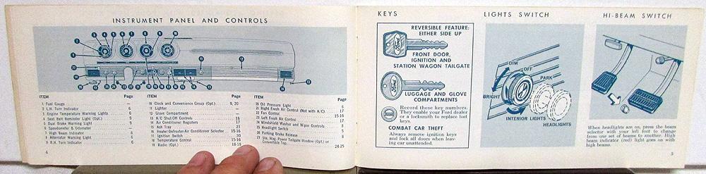 1968 Ford Fairlane and Torino Owners Manual Original