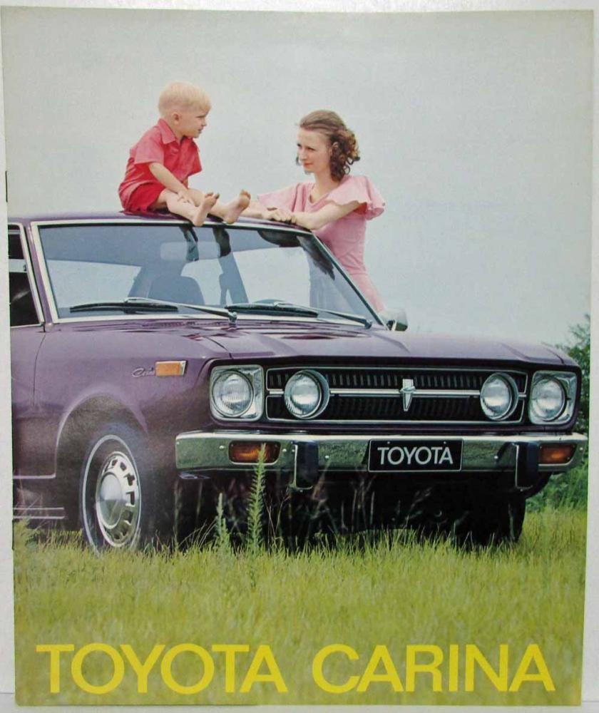 1973 Toyota Carina Sales Brochure